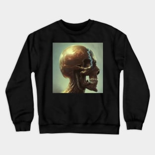 Skull in profile view Crewneck Sweatshirt